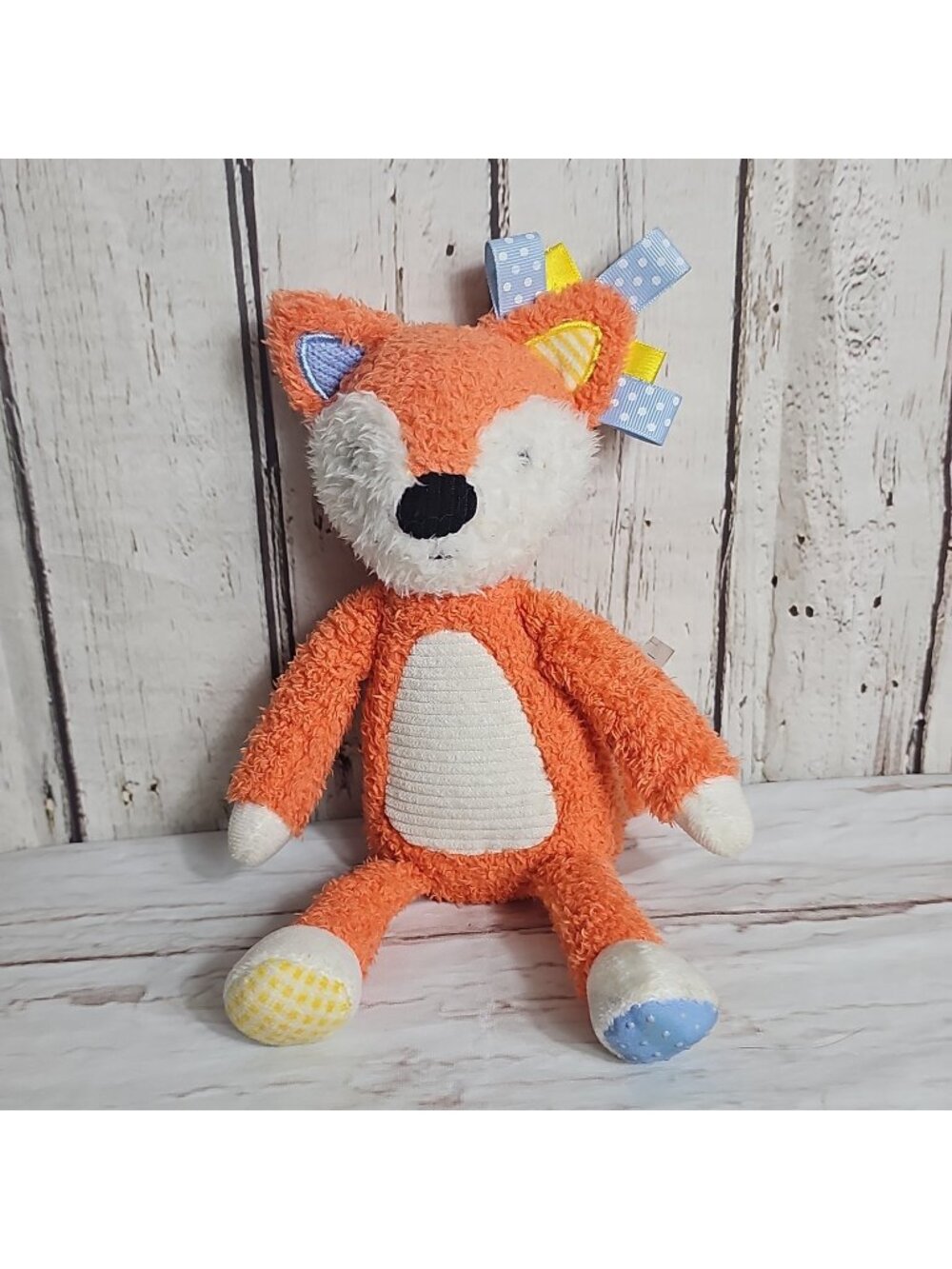 Make Believe Ideas Fox Snuggables Plush Stuffed Animal Toy Crinkle Sensory Lovey